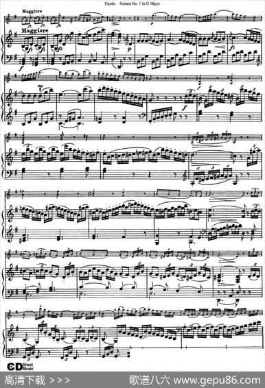 ViolinSonataNo.1inGMajor（小提琴+钢琴伴奏）