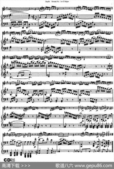 ViolinSonataNo.1inGMajor（小提琴+钢琴伴奏）