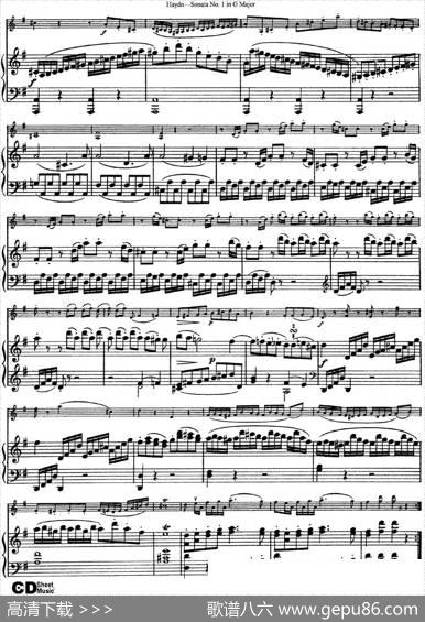 ViolinSonataNo.1inGMajor（小提琴+钢琴伴奏）
