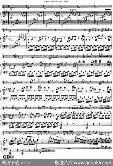 ViolinSonataNo.1inGMajor（小提琴+钢琴伴奏）