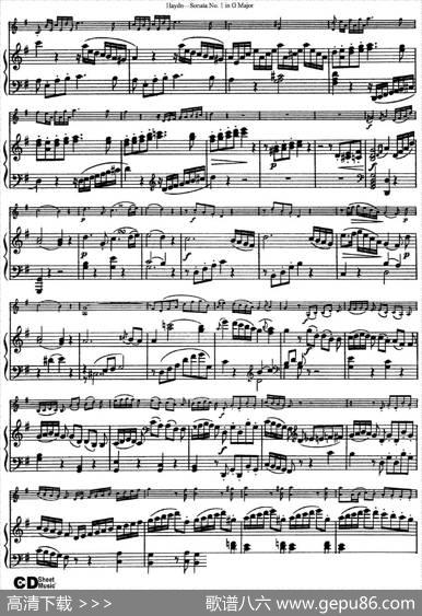 ViolinSonataNo.1inGMajor（小提琴+钢琴伴奏）
