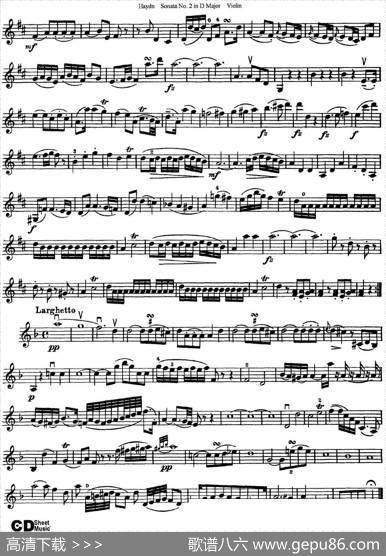 ViolinSonataNo.2inDMajor