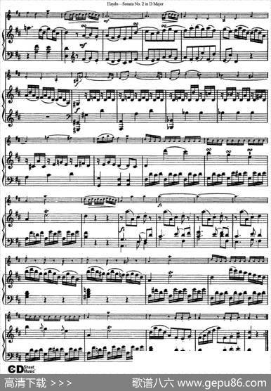 ViolinSonataNo.2inDMajor（小提琴+钢琴伴奏）