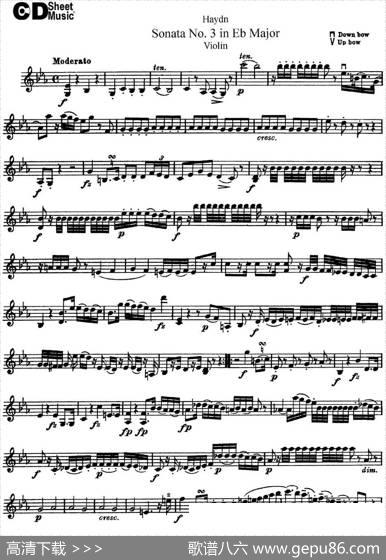 ViolinSonataNo.3inEbMajor