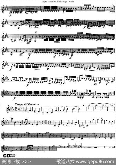ViolinSonataNo.3inEbMajor