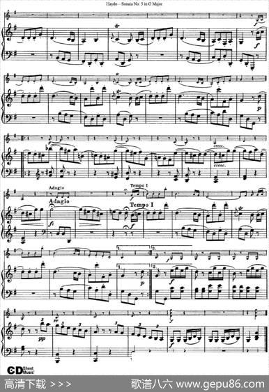 ViolinSonataNo.5inGMajor（小提琴+钢琴伴奏）