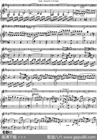 ViolinSonataNo.5inGMajor（小提琴+钢琴伴奏）