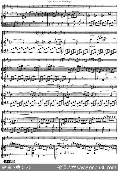 ViolinSonataNo.5inGMajor（小提琴+钢琴伴奏）