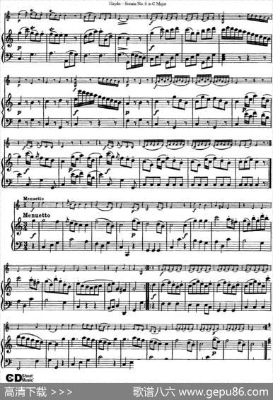 ViolinSonataNo.6inCMajor（小提琴+钢琴伴奏）