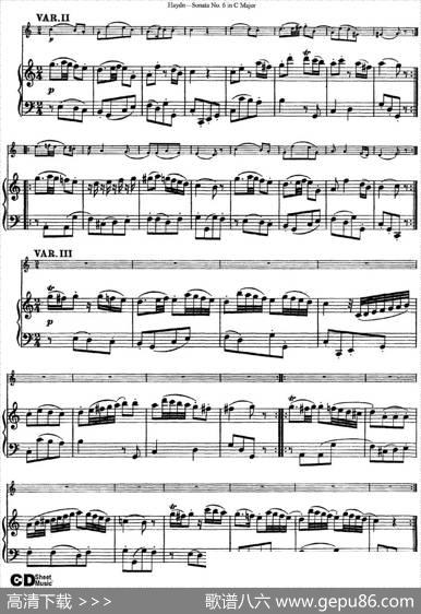 ViolinSonataNo.6inCMajor（小提琴+钢琴伴奏）