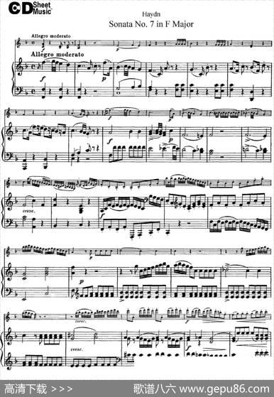 ViolinSonataNo.7inFMajor（小提琴+钢琴伴奏）