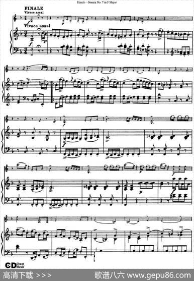 ViolinSonataNo.7inFMajor（小提琴+钢琴伴奏）