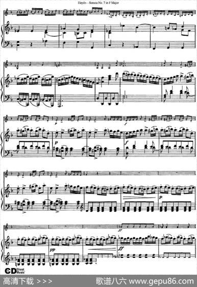 ViolinSonataNo.7inFMajor（小提琴+钢琴伴奏）