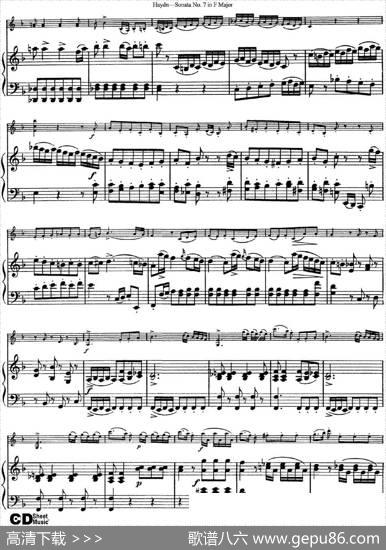 ViolinSonataNo.7inFMajor（小提琴+钢琴伴奏）