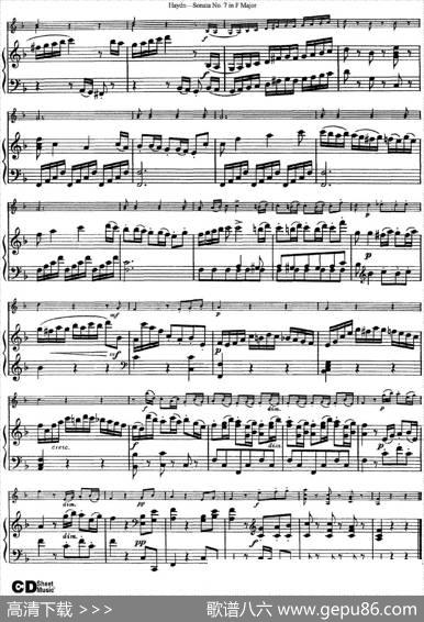 ViolinSonataNo.7inFMajor（小提琴+钢琴伴奏）