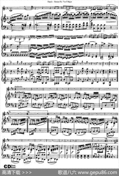 ViolinSonataNo.7inFMajor（小提琴+钢琴伴奏）