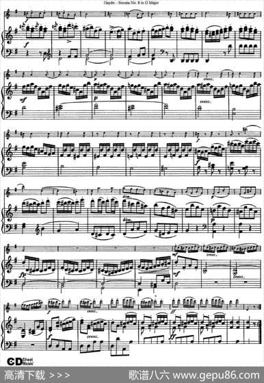 ViolinSonataNo.8inGMajor（小提琴+钢琴伴奏）