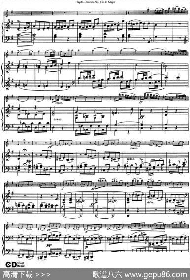 ViolinSonataNo.8inGMajor（小提琴+钢琴伴奏）