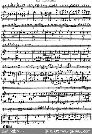 ViolinSonataNo.8inGMajor（小提琴+钢琴伴奏）