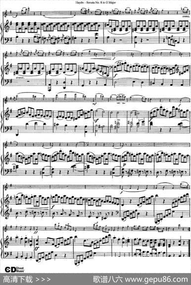 ViolinSonataNo.8inGMajor（小提琴+钢琴伴奏）