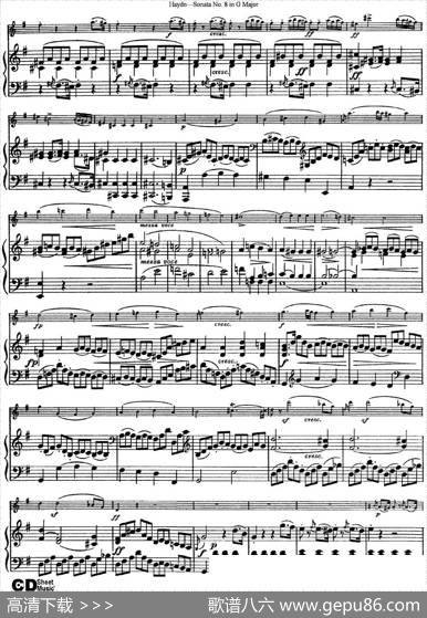 ViolinSonataNo.8inGMajor（小提琴+钢琴伴奏）