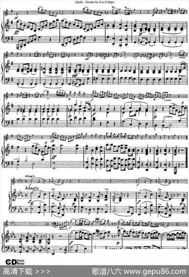 ViolinSonataNo.8inGMajor（小提琴+钢琴伴奏）