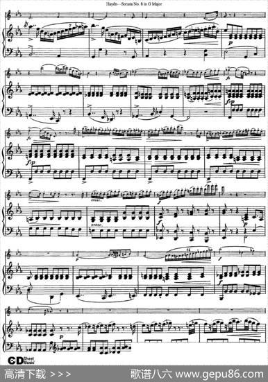 ViolinSonataNo.8inGMajor（小提琴+钢琴伴奏）