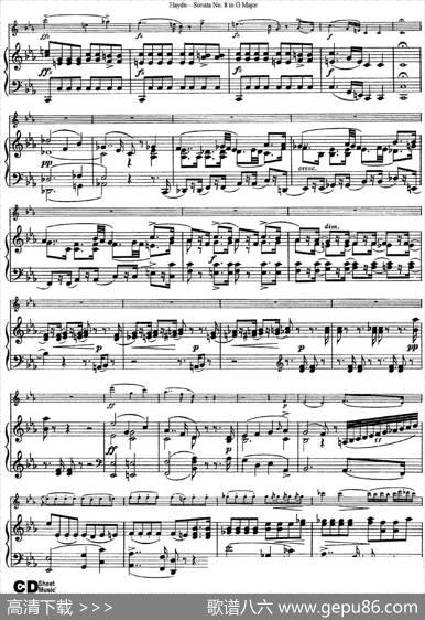 ViolinSonataNo.8inGMajor（小提琴+钢琴伴奏）