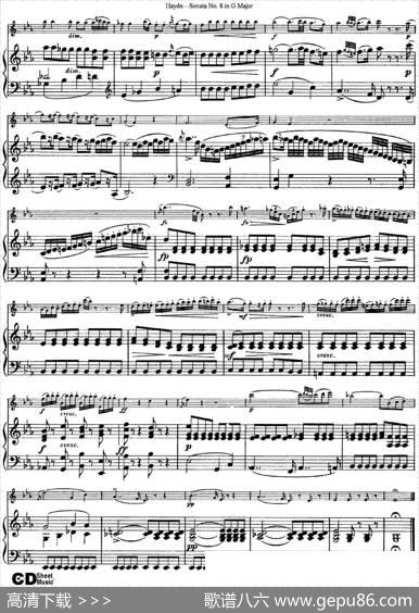 ViolinSonataNo.8inGMajor（小提琴+钢琴伴奏）