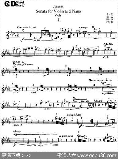 JanacekSonataforViolin