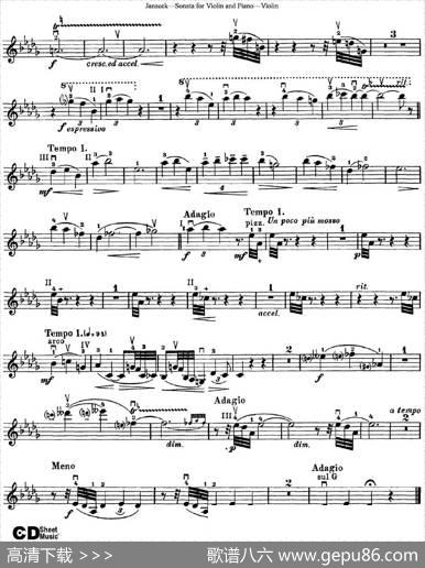 JanacekSonataforViolin