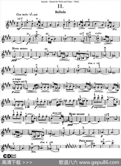 JanacekSonataforViolin