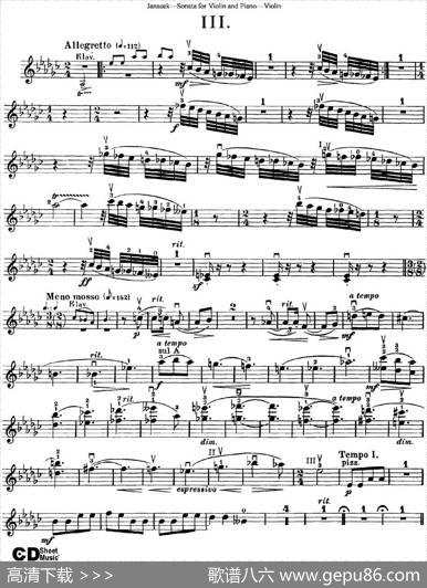 JanacekSonataforViolin