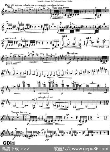 JanacekSonataforViolin