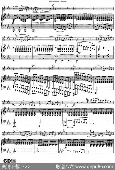 MendelssohnViolinSonata（小提琴+钢琴伴奏）