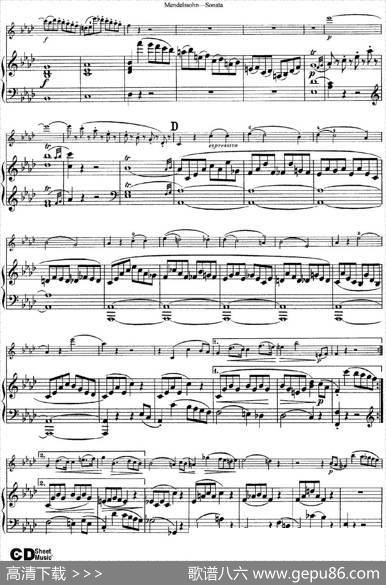 MendelssohnViolinSonata（小提琴+钢琴伴奏）
