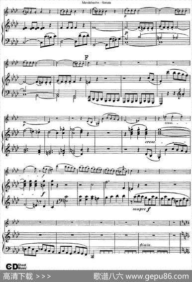 MendelssohnViolinSonata（小提琴+钢琴伴奏）