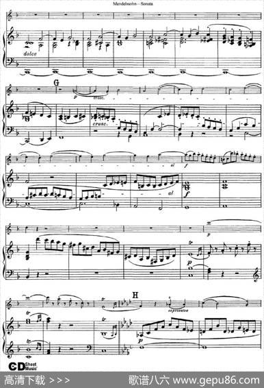 MendelssohnViolinSonata（小提琴+钢琴伴奏）