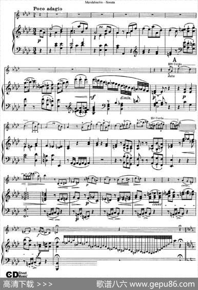 MendelssohnViolinSonata（小提琴+钢琴伴奏）