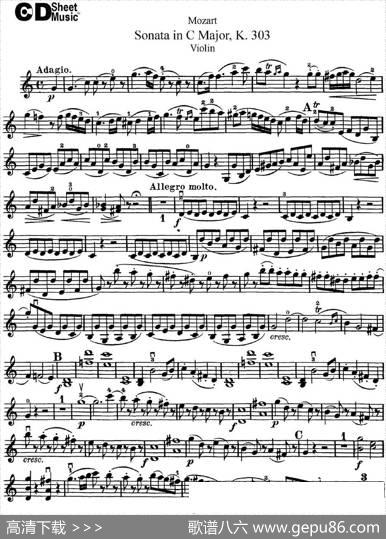 ViolinSonatainCMajorK.303