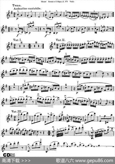 ViolinSonatainGMajorK.379