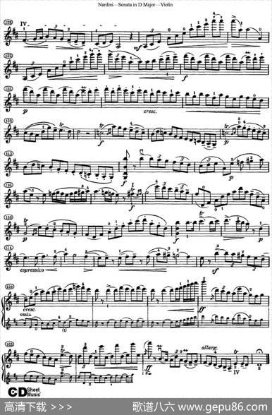 NardiniViolinSonatainDMajor