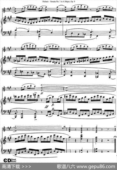 ViolinSonataNo.1inAMajorOp.9（小提琴+钢琴伴奏）