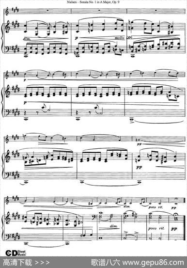 ViolinSonataNo.1inAMajorOp.9（小提琴+钢琴伴奏）