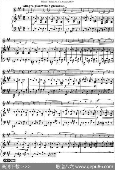ViolinSonataNo.1inAMajorOp.9（小提琴+钢琴伴奏）