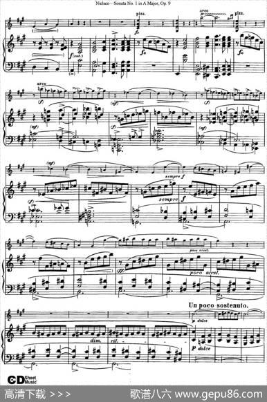 ViolinSonataNo.1inAMajorOp.9（小提琴+钢琴伴奏）