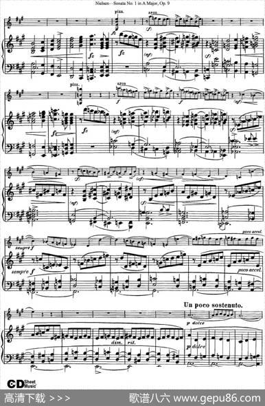 ViolinSonataNo.1inAMajorOp.9（小提琴+钢琴伴奏）