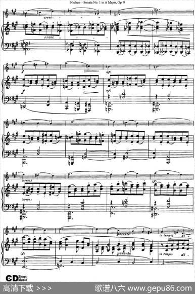 ViolinSonataNo.1inAMajorOp.9（小提琴+钢琴伴奏）