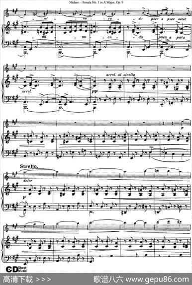 ViolinSonataNo.1inAMajorOp.9（小提琴+钢琴伴奏）