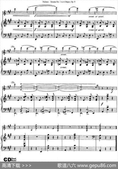ViolinSonataNo.1inAMajorOp.9（小提琴+钢琴伴奏）